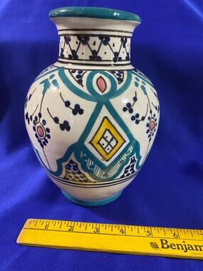 Moroccan Red Clay Vase